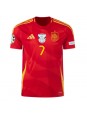 Spanien Alvaro Morata #7 Heimtrikot EM 2024 Kurzarm